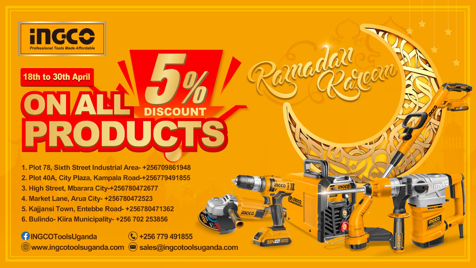 INGCO Tools Uganda Just Hardware and DIY